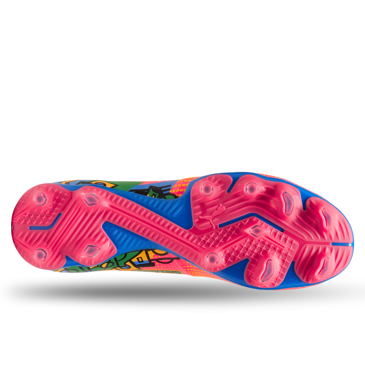 Puma Future 7 Match NJR FG/AG Soccer Cleats (Sunset Glow/Puma Black)