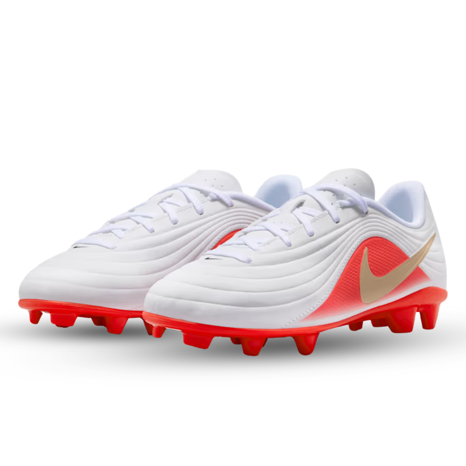 Nike Jr. Tiempo Maestro Club FG/MG Soccer Cleats (White/Blur-Bright)