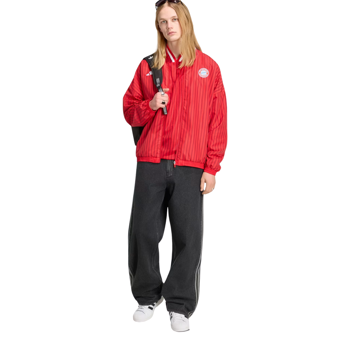 adidas Bayern Munich Stadium Track Top 26/27 (Red)
