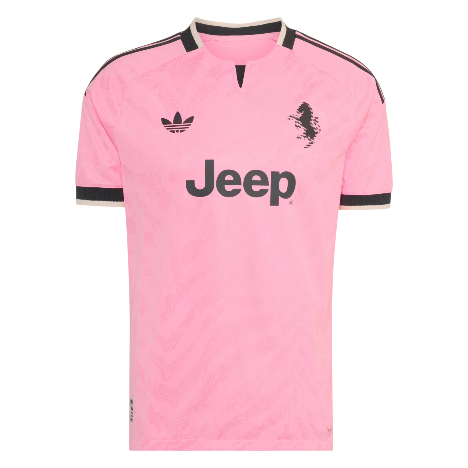 adidas Mens Juventus Authentic Away Jersey 26/27 (Pink/Black)