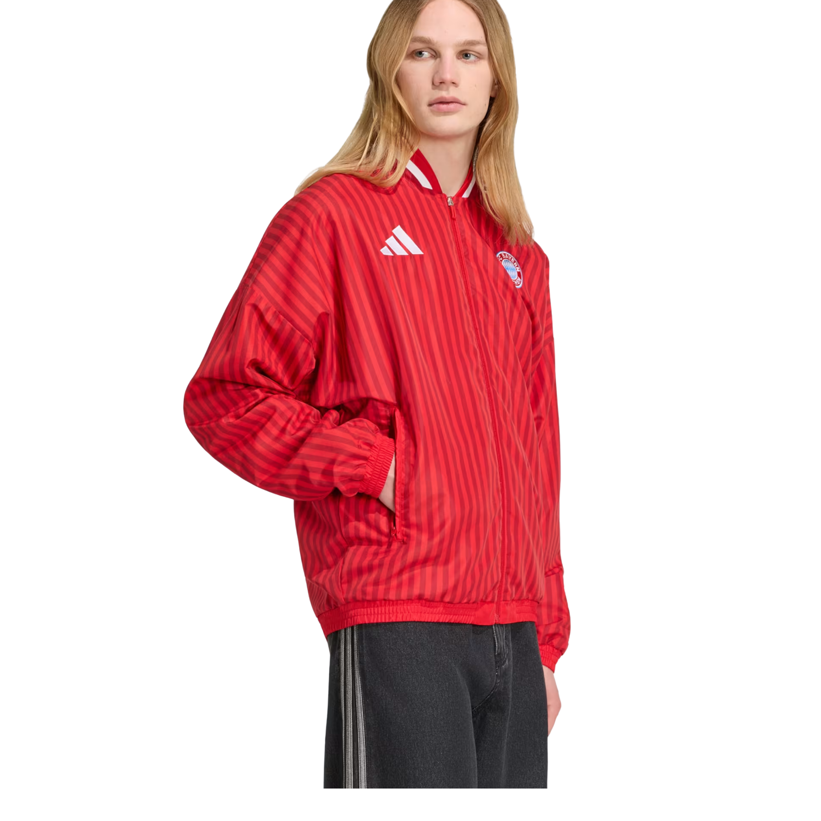 adidas Bayern Munich Stadium Track Top 26/27 (Red)