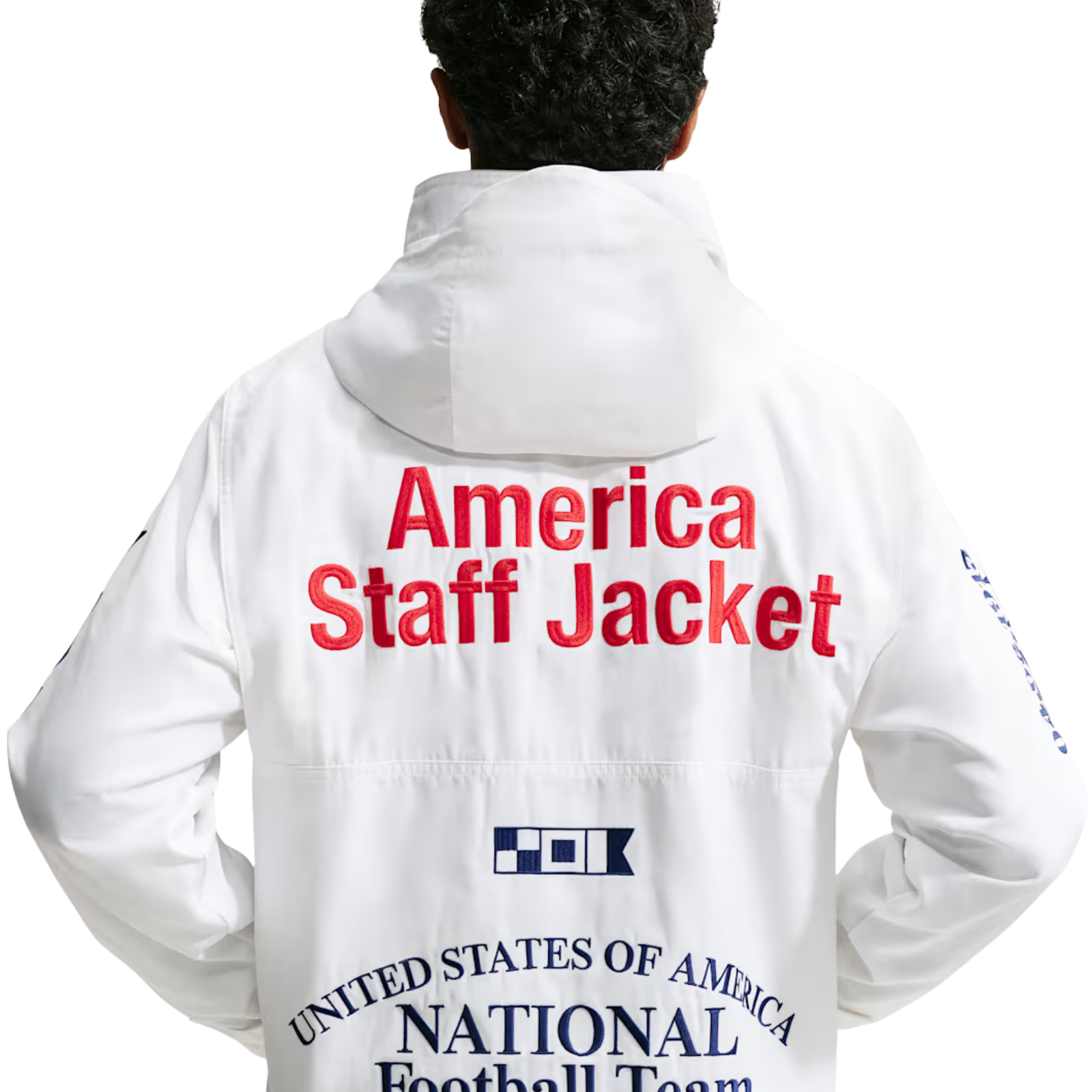 Nike USA 2026 Woven Staff Jacket (White)
