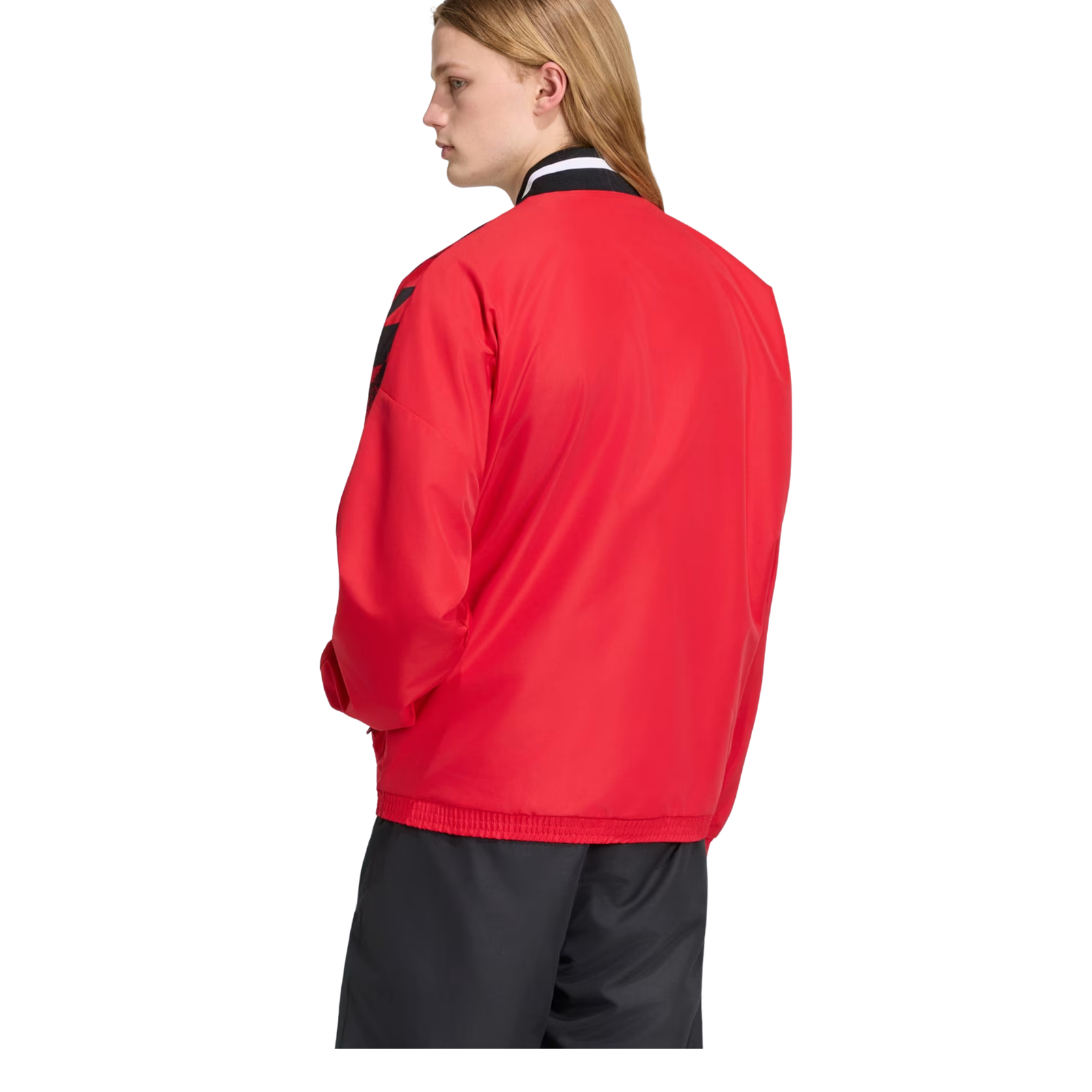 adidas Mens Manchester United Stadium Track Top 26/27 (Red/Black)