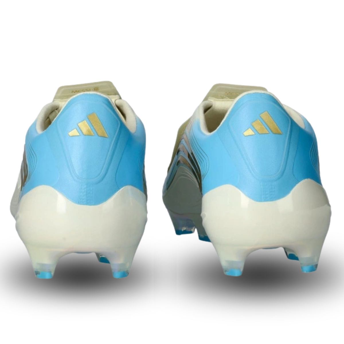 adidas F50 Messi Elite FG Soccer Cleats (Ivory/Blue Elite)