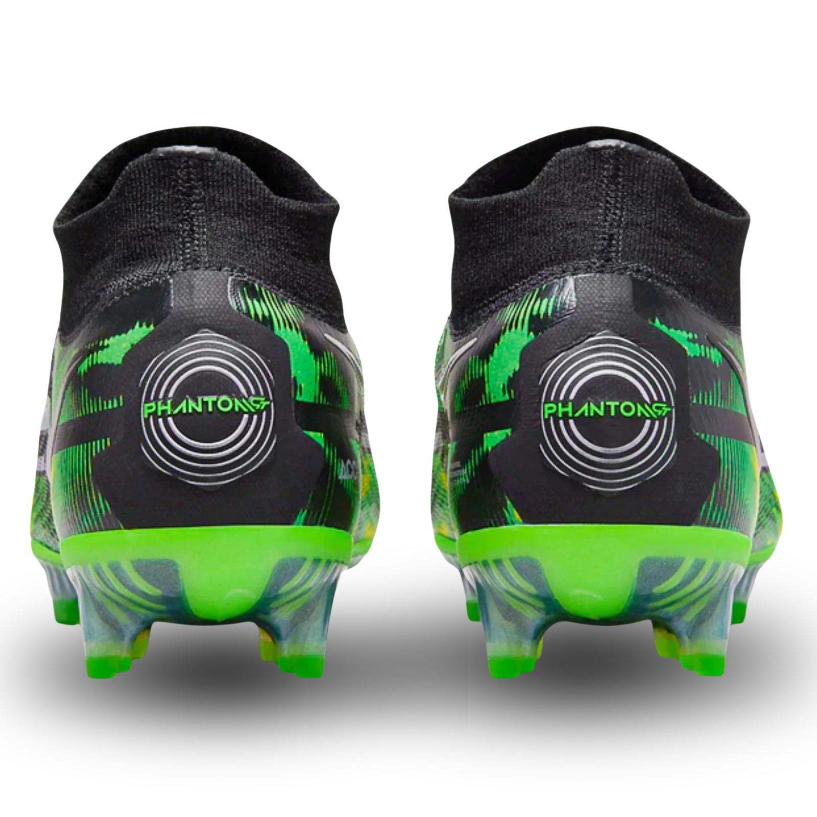 Nike Phantom GT2 Elite DF Shockwave Firm Ground Soccer Cleats (Black/Metallic Platinum)