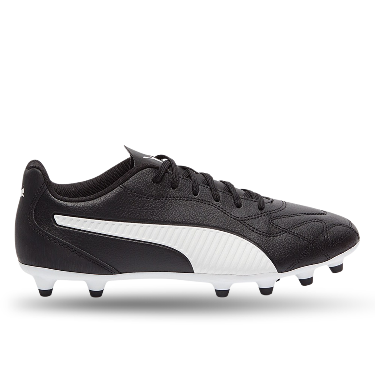 Puma Monarch II FG/AG Soccer Cleats (Puma Black/White)