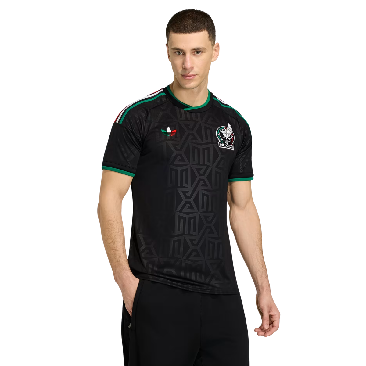 adidas Men's Mexico Stadium Third Jersey 25/26 (Black)