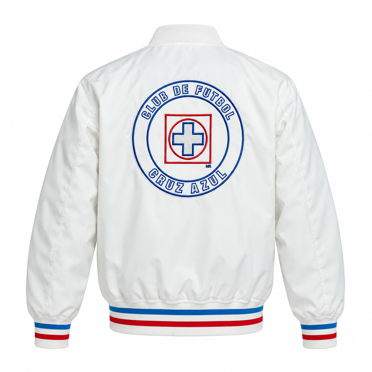 Pirma Men's Cruz Azul 26/27 Bomber Jacket (White/Blue)
