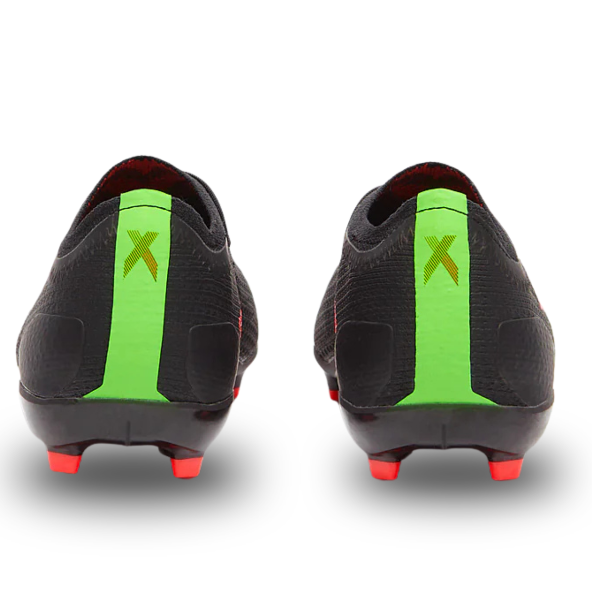 adidas Jr. X Speedportal.1 Firm Ground Soccer Cleats (Core Black/Solar Red/Solar Yellow)