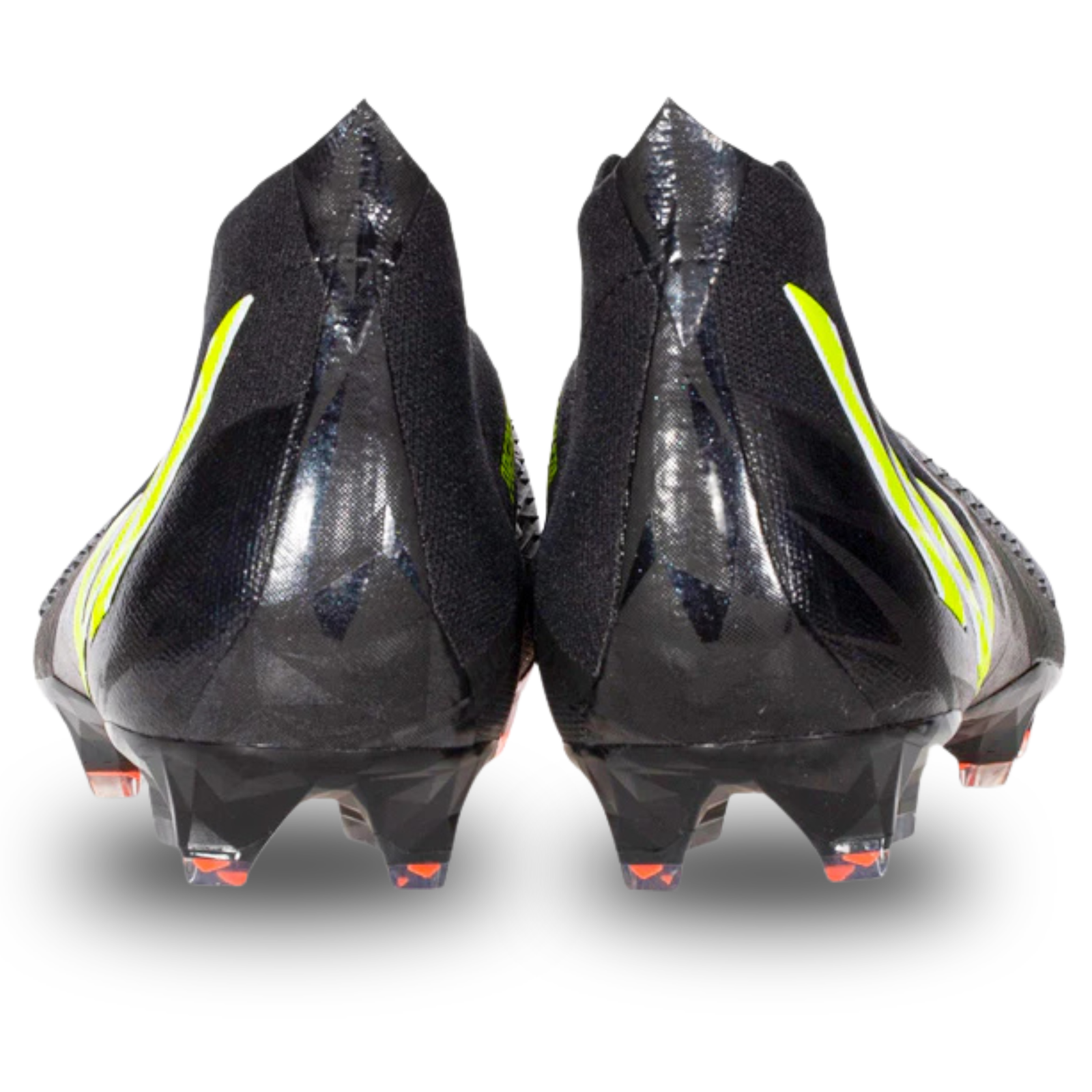 adidas Predator Edge+ Firm Ground Soccer Cleats (Core Black/Team Solar Yellow)