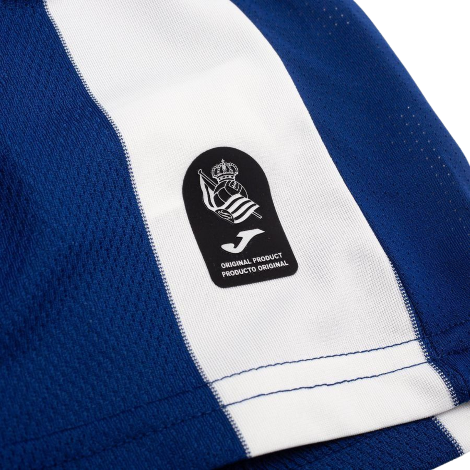 Joma Mens Real Sociedad Home Jersey w/ La Liga Patch 26/27 (Royal/White)