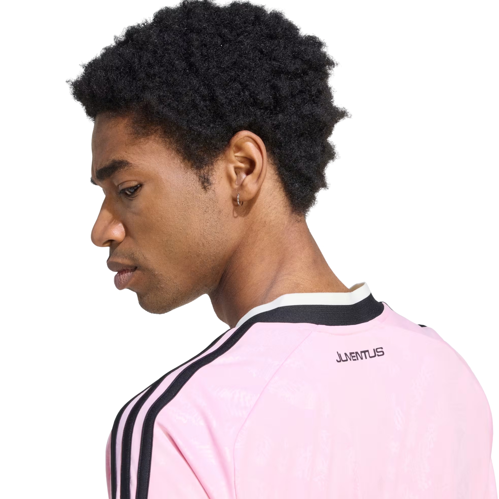 adidas Mens Juventus Away Jersey 26/27 (Pink/Black)