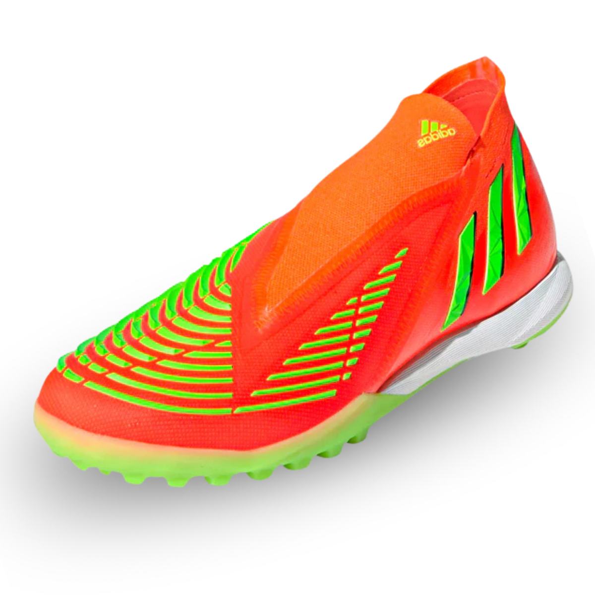 adidas Predator Edge.1 Turf Soccer Shoes (Solar Red/Solar Green)