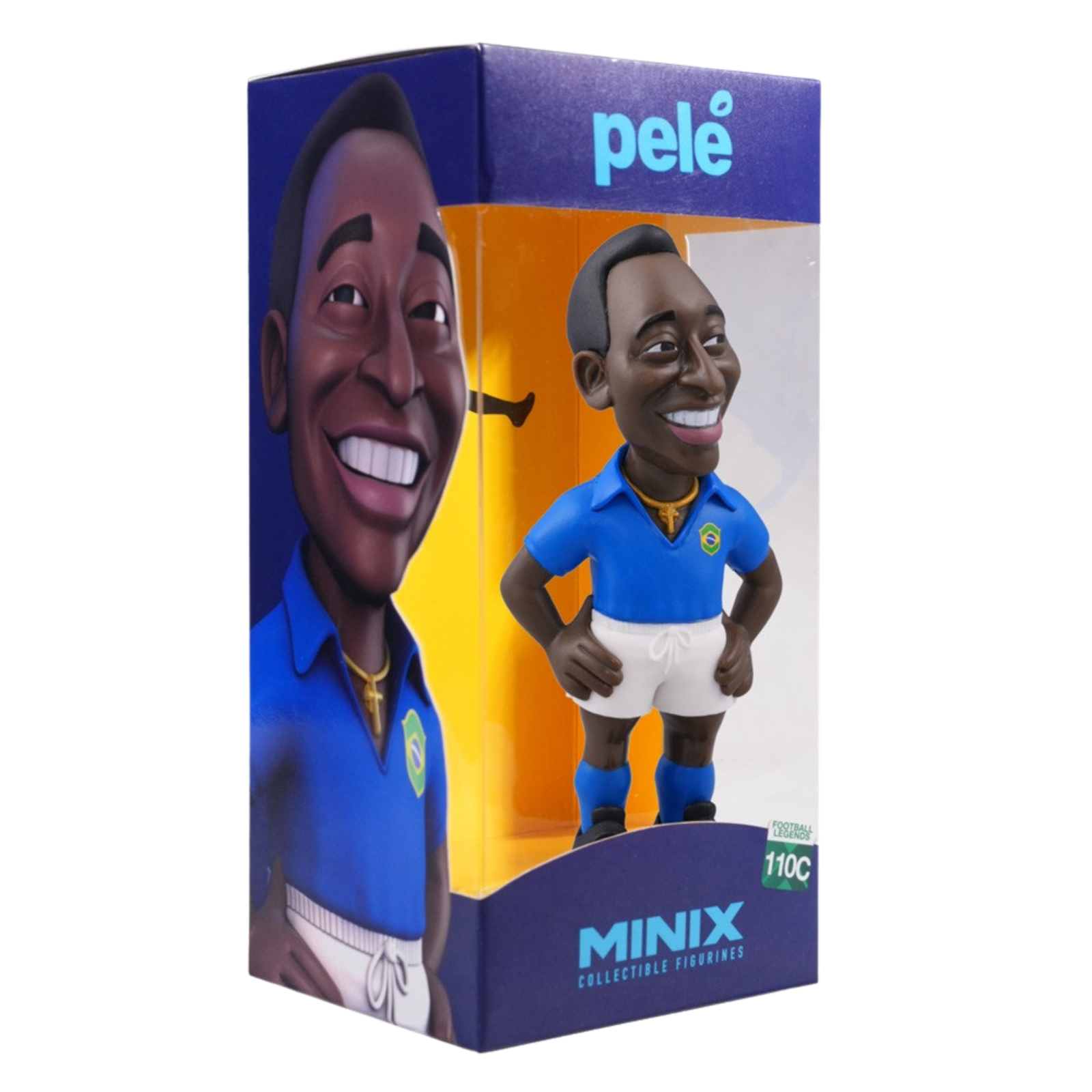 MINIX Brazil Pelé Figure (Blue)