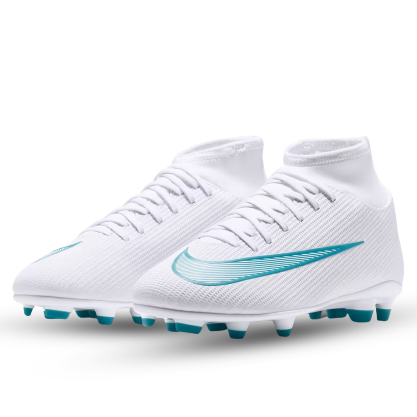 Nike Jr. Superfly 11 Club FG/MG Soccer Cleats (White/Dusty Cactus)