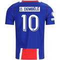 Nike Mens Paris Saint-Germain Ousmane Dembélé Home Jersey w/ Champions League Patches 26/27 (Blue/White/Red)