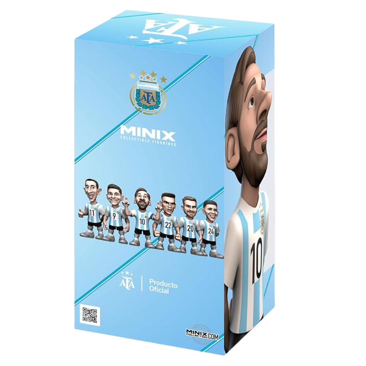 MINIX Messi Argentina Pointing to the Sky Figure (White/Blue)