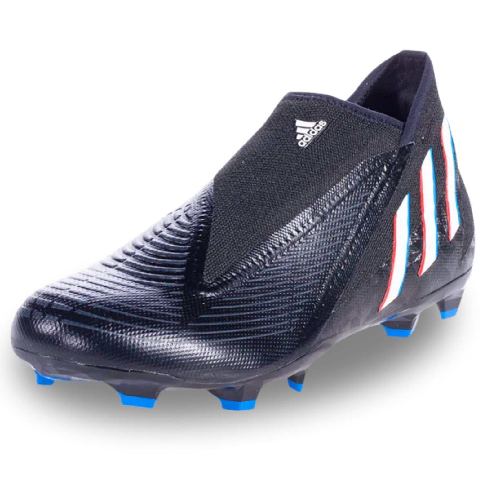 adidas Predator Edge.3 Laceless Firm Ground Soccer Cleats (Core Black)