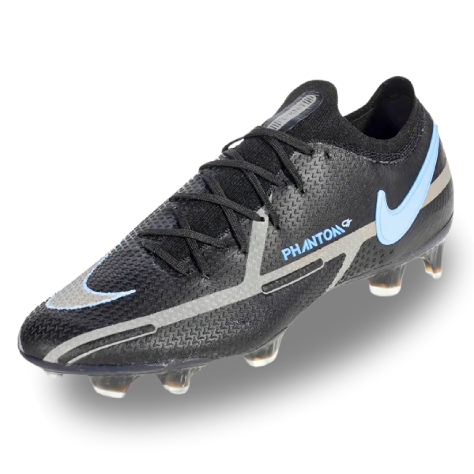 Nike Phantom GT2 Elite FG Soccer Cleats(Black/Iron Grey)