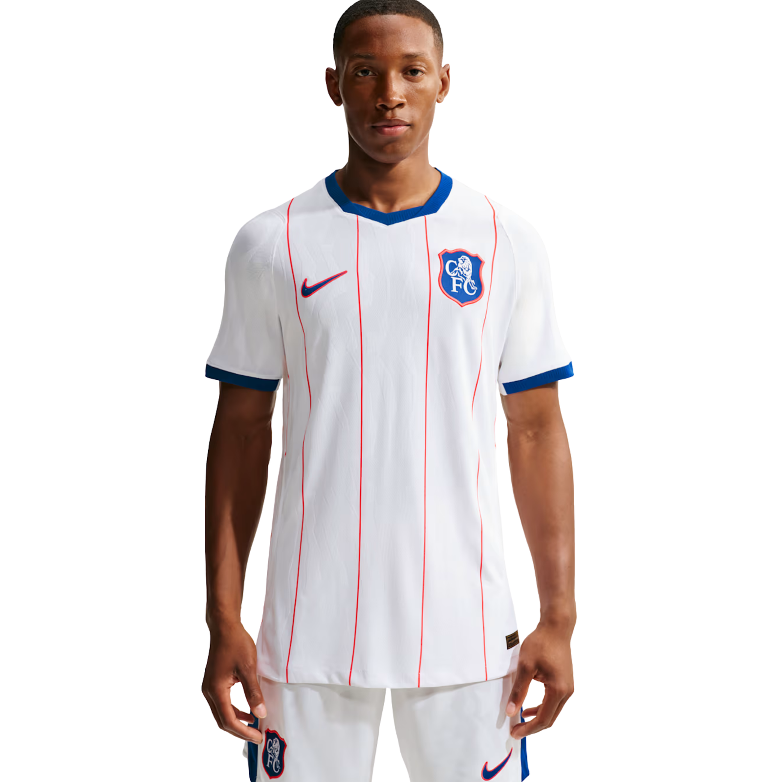 Nike Mens Chelsea Match Authentic Third Jersey 26/27 (White/Rush Blue/Red)