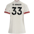adidas Women’s Liverpool Ronald Araújo Away Jersey 26/27 (White/Red)