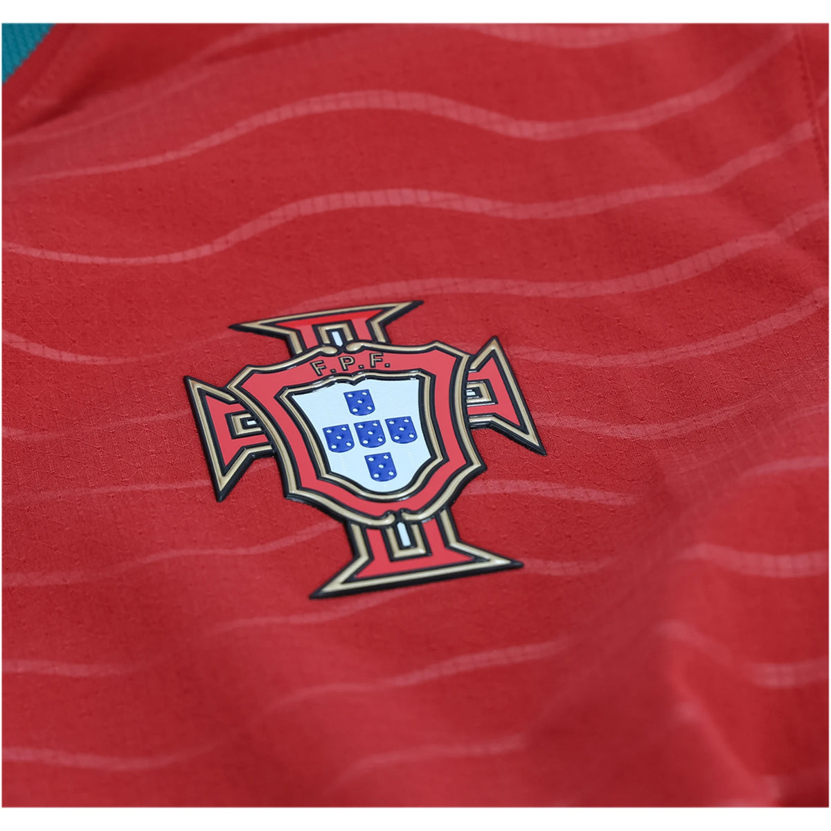 Puma Portugal Authentic Player Version Home 2026 World Cup Jersey (Red/Green Lagoon)