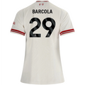 adidas Women’s Liverpool Bradley Barcola Away Jersey 26/27 (White/Red)