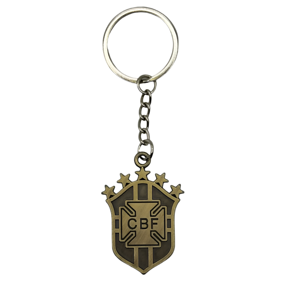 Brazil National Team Metal Keychain
