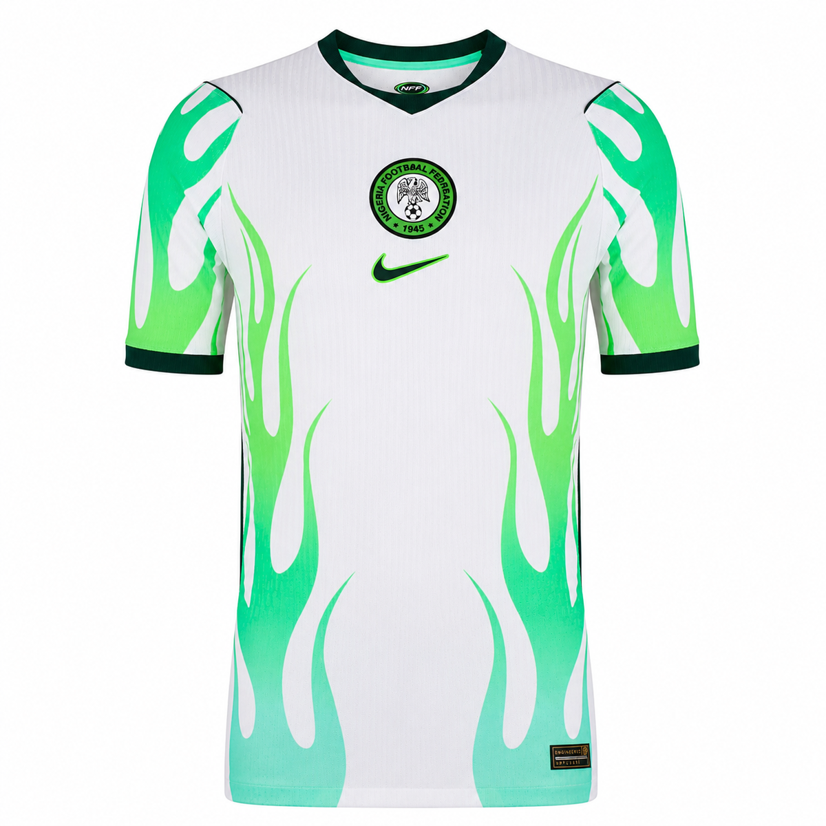 Nike Mens Nigeria Match Authentic Away Jersey 2026 (White/Green)