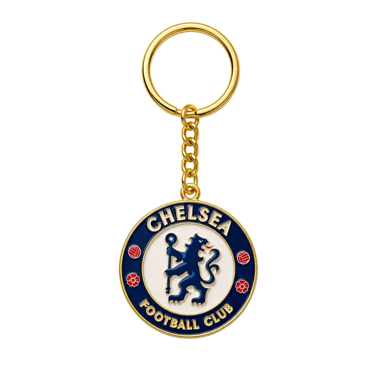 Chelsea FC Full Color Metal Keychain