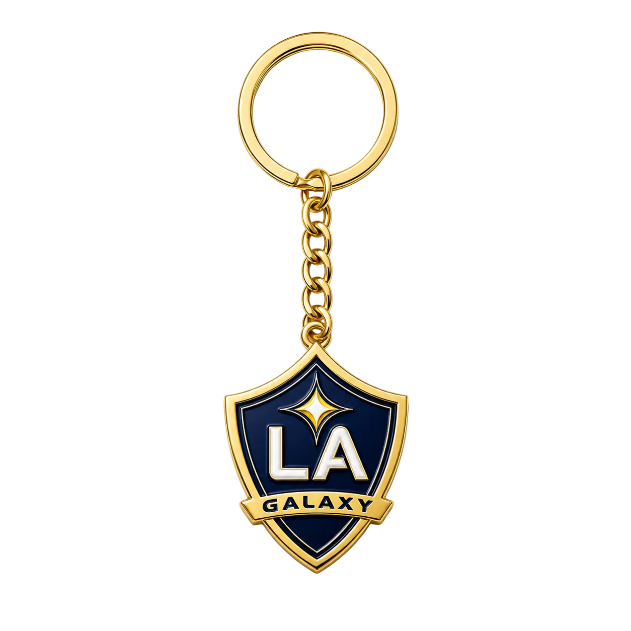 LA Galaxy Full Color Metal Keychain