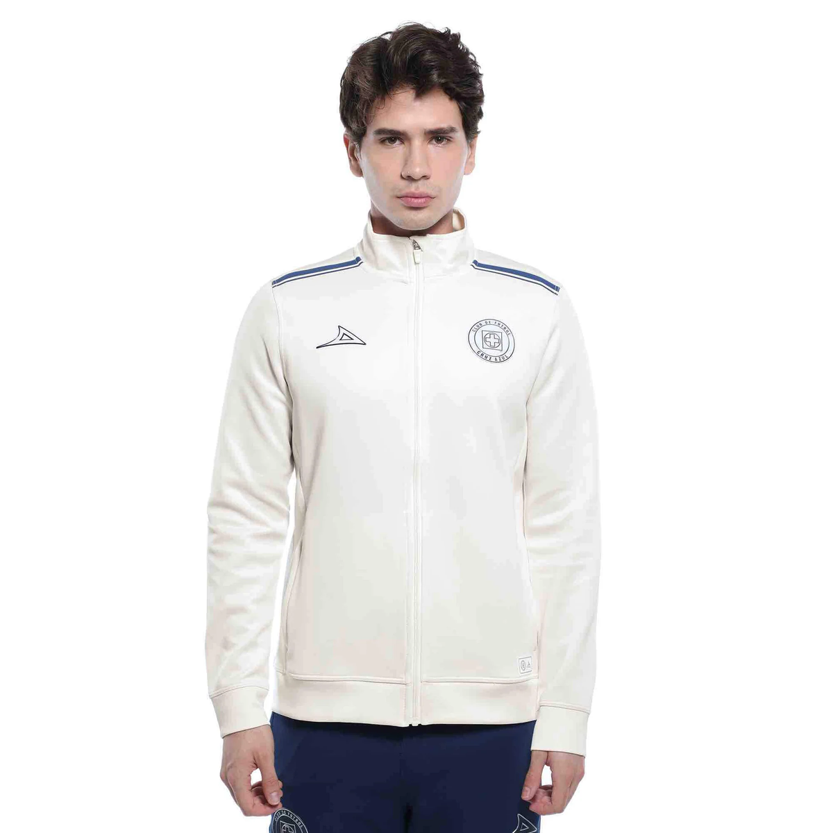 Pirma Men's Cruz Azul Full-Zip Jacket (Off White)