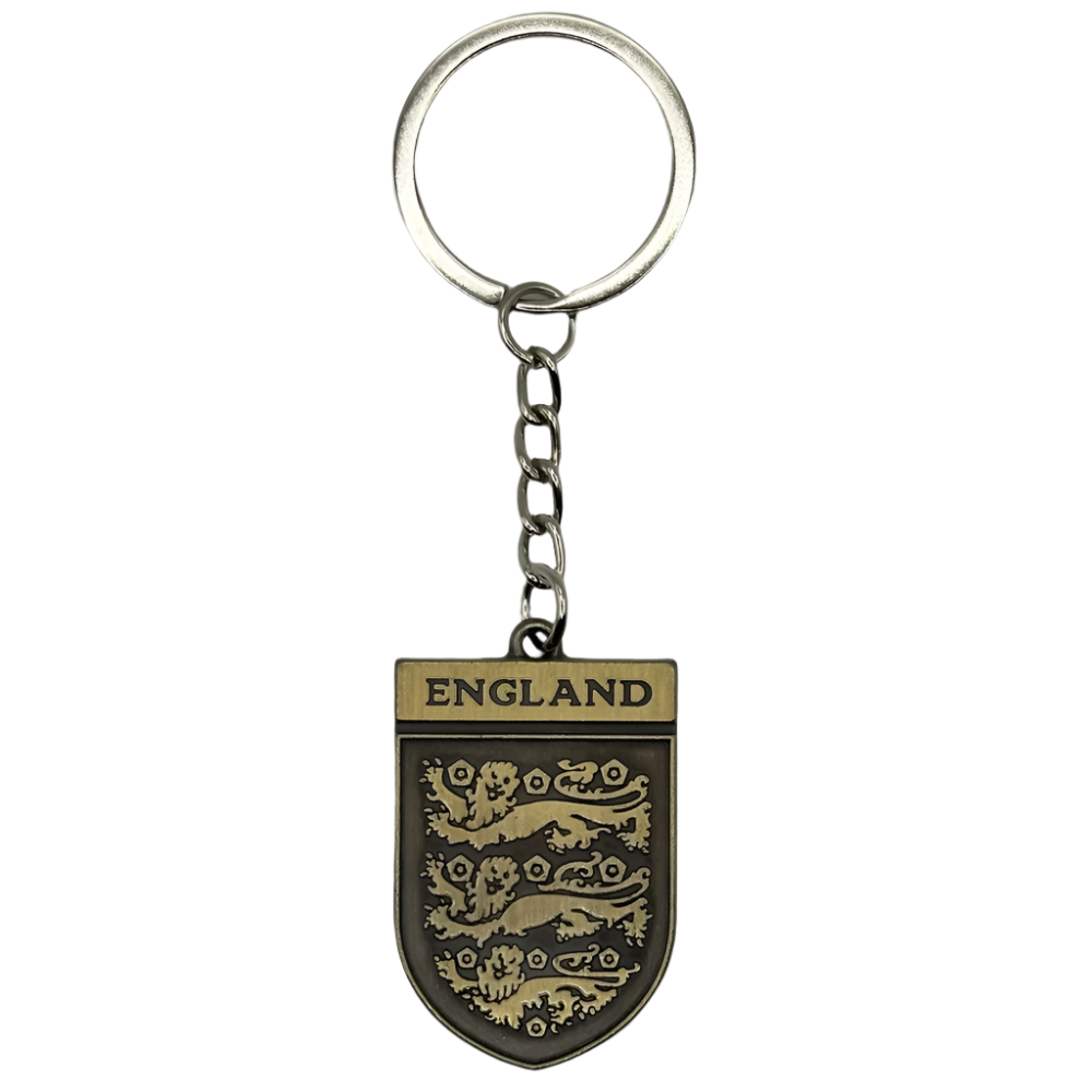 England National Team Metal Keychain