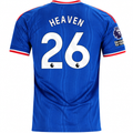 adidas Mens Manchester United Ayden Heaven Away Jersey w/ EPL + No Room For Racism Patches 26/27 (Blue)