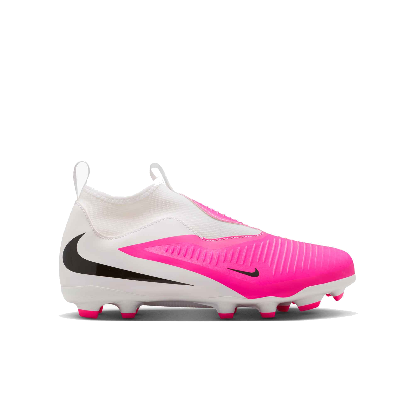 Nike Jr. Phantom 6 High Academy Firm Ground Cleats (Multi/Black)