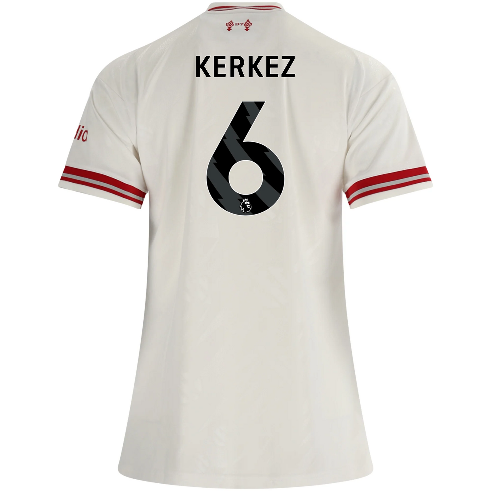 adidas Women’s Liverpool Milos Kerkez Away Jersey 26/27 (White/Red)