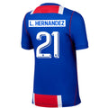 Nike Youth Paris Saint-Germain Lucas Hernández Home Jersey 26/27 (Royal/White/Red)