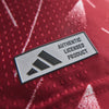 adidas Mens Liverpool Authentic Home Jersey w/ EPL + No Room For Racism Patches 26/27 (Red)