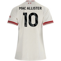 adidas Women’s Liverpool Alexis Mac Allister Away Jersey 26/27 (White/Red)