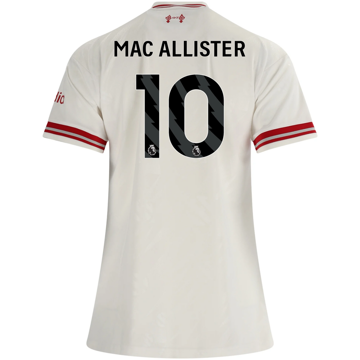 adidas Women’s Liverpool Alexis Mac Allister Away Jersey 26/27 (White/Red)
