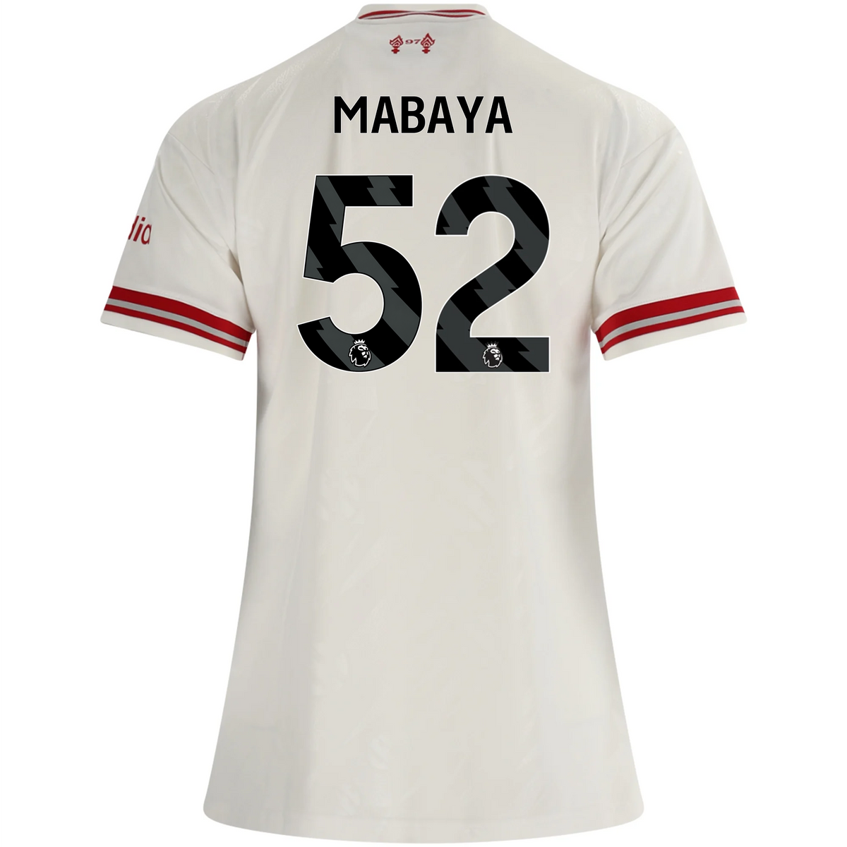 adidas Women’s Liverpool Isaac Mabaya Away Jersey 26/27 (White/Red)