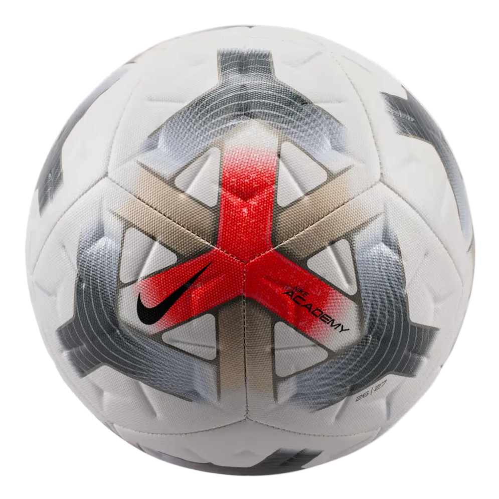 Nike Academy Soccer Ball (White/Bright Crimson)