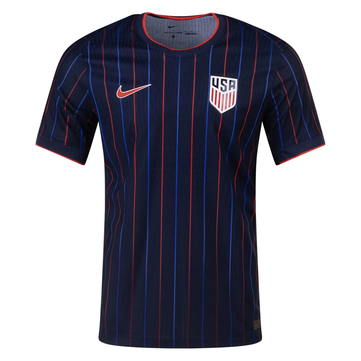 Nike Mens United States Away Match Authentic Jersey 25/26 (Obsidian/Challenge Red)