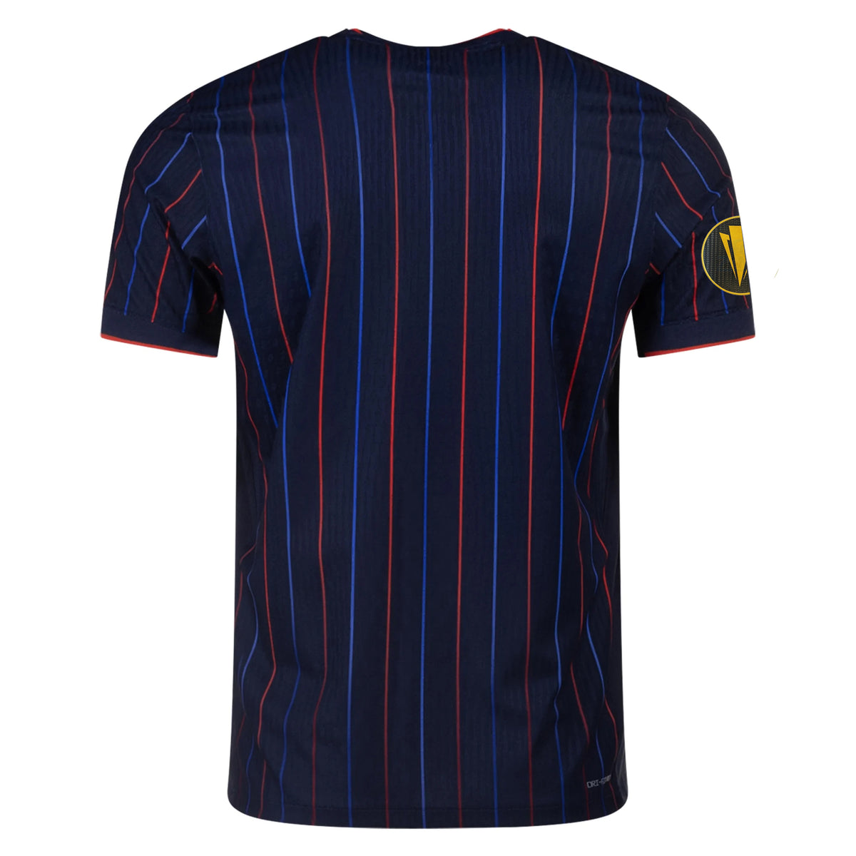 Nike Men's United States Away Match Authentic Jersey 25/26 w/ Gold Cup 2025 Patch (Obsidian/Challenge Red)