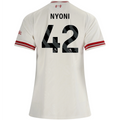 adidas Women’s Liverpool Trey Nyoni Away Jersey 26/27 (White/Red)