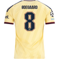 adidas Men's Arsenal FC Martin Ødegaard Third Jersey w/ Champions League Patches 26/27 (Yellow)