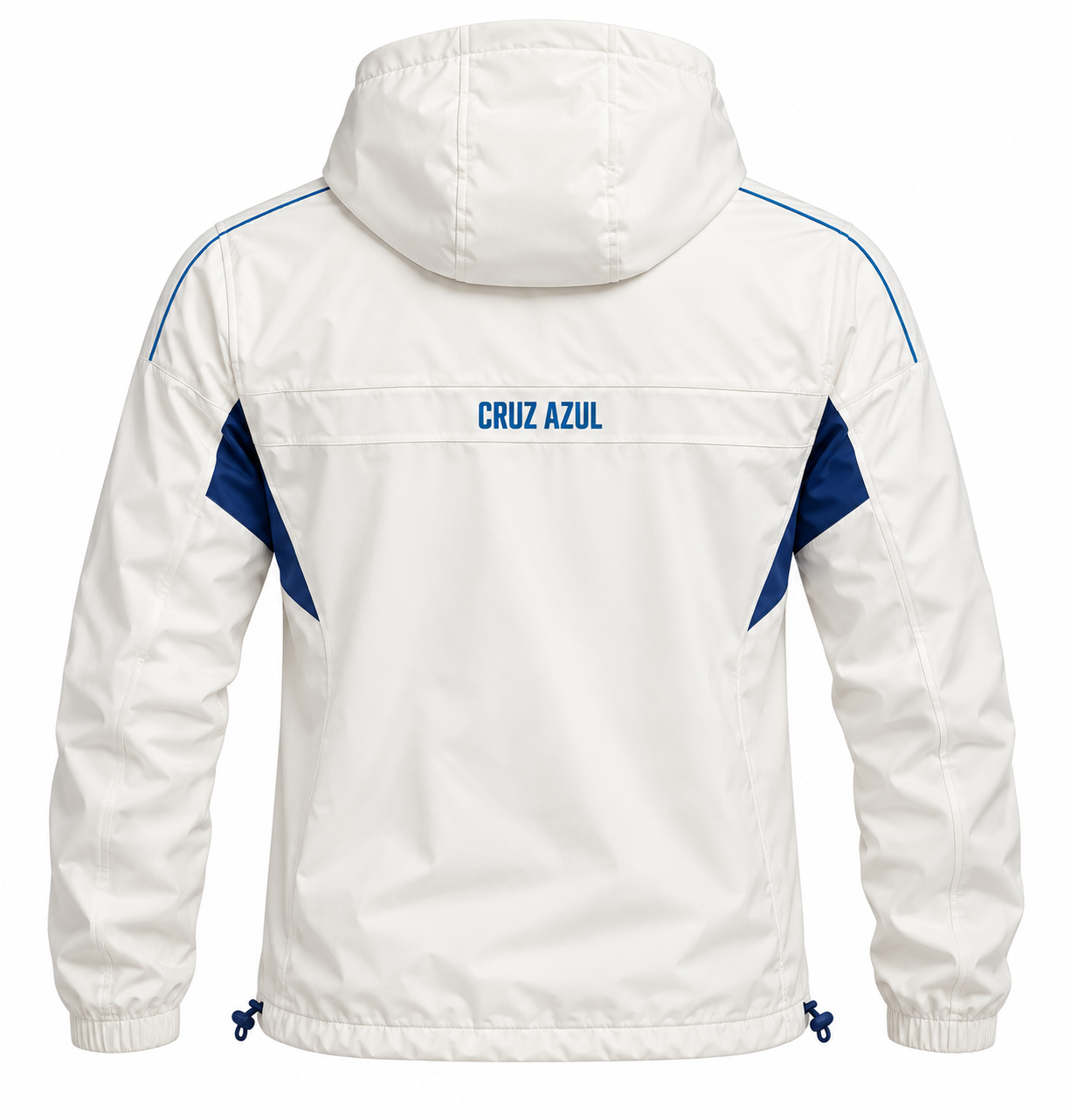 Pirma Men's Cruz Azul Windbreaker Jacket (White/Blue)