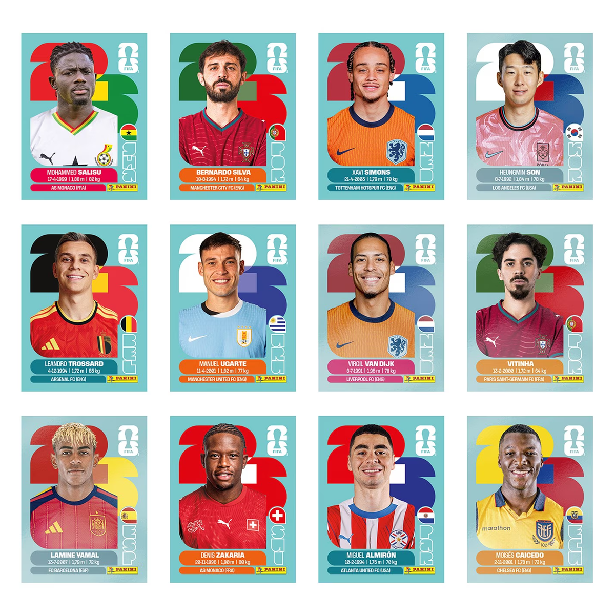 Panini 2026 FIFA World Cup Sticker Box (50 Packs)