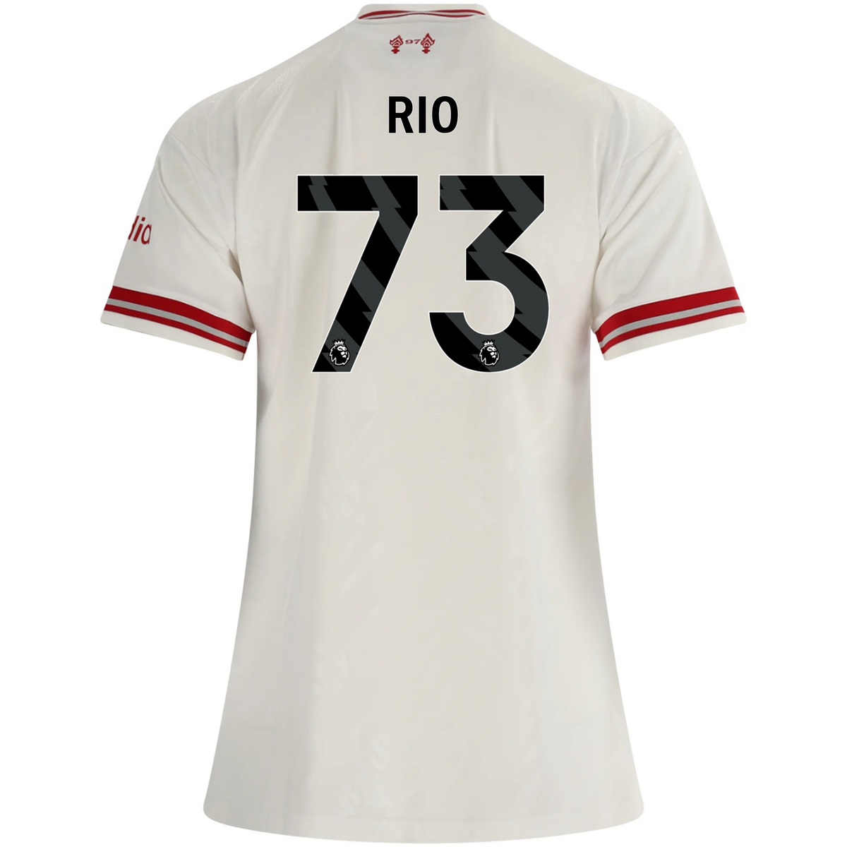 adidas Women’s Liverpool Rio Ngumoha Away Jersey 26/27 (White/Red)