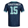 adidas Men's Germany Schlotterbeck Away 2026 Stadium Jersey 2026 (Navy)